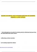 NURSING 4530 MENTAL HEALTH BUNDLED EXAM GRADED A&plus; 100&percnt; GUARANTEED SUCCESS&period;