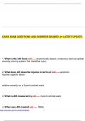 CAISS CERTIFICATION BUNDLED EXAM GRADED A&plus; 100&percnt; GUARANTEED SUCCESS&period;
