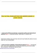 POLS 102 FINAL EXAM QUESTIONS AND ANSWERS GRADED A&plus; LATEST UPDATE&period;