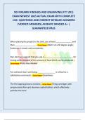 SDI FIREARM FINISHES AND ENGRAVING &lpar;FTT 201&rpar;  EXAM NEWEST 2025 ACTUAL EXAM WITH COMPLETE  110&plus; QUESTIONS AND CORRECT DETAILED ANSWERS  &lpar;VERIFED ANSWERS&rpar; ALREADY GRADED A&plus; &vert;  GUARANTEED PASS 