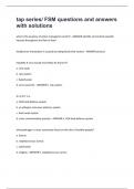 tap series&sol; FSM questions and answers with solutions