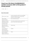 Class B non-CDL EXAM COMPREHENSIVE questions answered&comma; 2025 verified graded A&plus; already passed&excl;