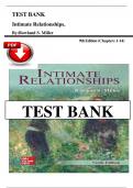 Test Bank for Intimate Relationships&comma; 9th Edition by Rowland Miller