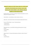 MARKETING 3000 EXAM 3 JOEL POOR &vert;COMPLETE AND DETAILED QUESTIONS AND ANSWERS &vert; REAL EXAM QNA &vert; 2025 LATEST UPDATED 100&percnt; RATED CORRECT &vert; 100&percnt; VERFIED &vert; ALREADY GRADED A&plus;&vert;GUARANTEED TO PASS&excl;&excl;