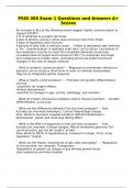 PSIO 305 Exam 1 Questions and Answers A&plus; Scores