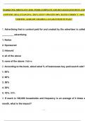 MARKETING 3000 EXAM 3 JOEL POOR &vert;COMPLETE AND DETAILED QUESTIONS AND ANSWERS &vert; REAL EXAM QNA &vert; 2025 LATEST UPDATED 100&percnt; RATED CORRECT &vert; 100&percnt; VERFIED &vert; ALREADY GRADED A&plus;&vert;GUARANTEED TO PASS&excl;&excl;
