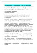 NU 665 Exam 1 &ndash; Questions With A&plus; Solutions