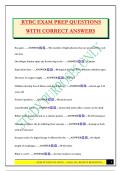 RTBC Bundled Exams 2025 &lpar;Questions and Answers&rpar; 