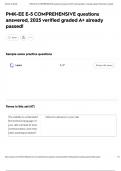 PMK-EE E-5 COMPREHENSIVE questions answered&comma; 2025 verified graded A&plus; already passed&excl;
