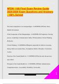 NFDN 1100 Final Exam Review Guide  2025&sol;2026 Exam Questions and Answers  &vert; 100&percnt; Solved 