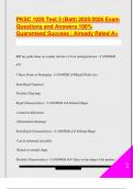 PKSC 1020 EXAM PACKAGE DEAL QUESTIONS AND VERIFIED DETAILED ANSWERS &vert; 100&percnt; GUARANTEED PASS &vert; ALREADY GRADED A&plus;