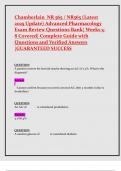 Chamberlain  NR 565 &sol; NR565 &vert; &lpar;Latest 2025 Update&rpar;  &vert; Advanced Pharmacology Exam &vert;  Review Questions Bank&vert; Weeks 5-8 Covered&vert; Complete Guide with Questions and Verified Answers  &vert;GUARANTEED SUCCESS