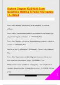 Stukent Chapter 2025&sol;2026 Exam  Questions Marking Scheme New Update  &vert; A&plus; Rated 