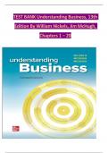 TEST BANK Understanding Business&comma; 13th  Edition By William Nickels&comma; Jim McHugh&comma;  Chapters 1 &ndash; 20