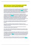 AHIP Final Exam &vert; Actual 100 Questions with 100&percnt; Correct Answers Latest Updated 2025&sol;2026 