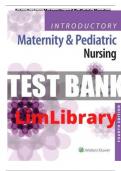 Introductory Maternity and Pediatric Nursing  4th Edition Hatfield Test Bank
