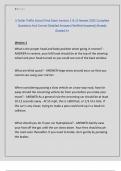 5 Dollar Traffic School Final Exam &lpar;version 1 & 2&rpar; Newest 2025 Complete  Questions And Correct Detailed Answers &lpar;Verified Answers&rpar;&vert;Already  Graded A&plus;