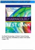 Test Bank for Pharmacology A Patient-Centered Nursing Process Approach&comma; 11th Edition by Linda E&period; McCuistion