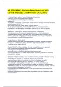 NR 605&sol; NR605 Midterm Exam Questions with  Correct Answers &vert; Latest Version &lpar;2025&sol;2026&rpar;  