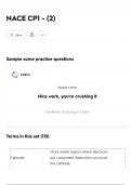 NACE CP1 - &lpar;2&rpar; UPDATED ACTUAL Exam Questions and CORRECT Answers