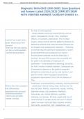 Exam &lpar;elaborations&rpar; Diagnostic Skills OSCE &lpar;DSE OSCE&rpar;  