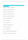 Shadwick UARK POB Final Exam &lpar;30&comma;31&comma;32&comma;33&comma;34&comma;35&rpar; &vert; Questions with Correct Answers &vert; 100&percnt; Pass