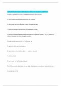 SLPA Certification Exam &vert; Questions with Correct Answers &vert; 100&percnt; Pass