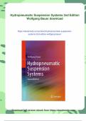 Hydropneumatic Suspension Systems 2nd Edition Wolfgang Bauer - Instant Download