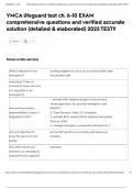 YMCA lifeguard test ch&period; 6-10 EXAM comprehensive questions and verified accurate solution &lpar;detailed & elaborated&rpar; 2025 TEST&excl;&excl;