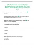 NUR 146: Module F - Hormonal Regulation (Pathophysiology of ADH) Questions And Correct Detailed Answers (Verified Answers) | New Update 2025 