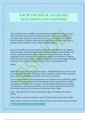 SOCW 3101 FINAL EXAM 2025 QUESTIONS AND ANSWERS