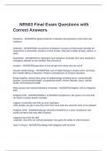 NR503 Final Exam Questions with Correct Answers