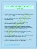 SYG EXAM 3 2025 QUESTIONS AND ANSWERS