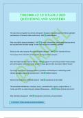 THE2000 AT UF EXAM 3 2025 QUESTIONS AND ANSWERS
