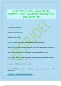 VDOT SOILS AND AGGREGATE COMPACTION&period; EXAM 2025 QUESTIONS AND ANSWERS