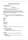 Samenvatting Marketing 1
