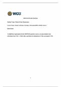 WGU C918-C946 MSNUED Word E-Portfolio&colon; Reflections & Insights &vert; 2025 Update with complete solutions&period;