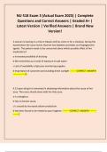 NU 518 Exam 3 &lpar;Actual Exam 2025&rpar; &vert; Complete Questions and Correct Answers &vert; Graded A&plus; &vert; Latest Version &vert; Verified Answers &vert; Brand New Version&excl;