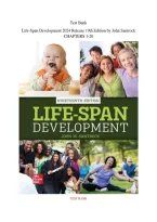 Life-Span Development 2024 Release 19th Edition TEST BANK by John Santrock ALL CHAPTERS 1-20  