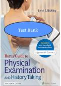 Test Bank for Bates' Guide to Physical Examination and History Taking&comma; 13th Edition by Lynn Bickley &ndash; Complete Study Guide & Exam Prep