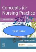 Test Bank for Concepts for Nursing Practice&comma; 3rd Edition by Jean Giddens &ndash; Complete Study Guide & Exam Prep Resource