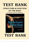Structure & Function of the Body &ndash; 16th Edition &lpar;Patton & Thibodeau&rpar; &vert; Complete Test Bank with Questions and Answers