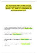 DAV TRIP TRAINING NEWEST UPDATE 2025&sol;2026  WITH ACTUAL QUESTIONS AND CORRECT VERIFIED  ANSWERS&sol; WELL ANALYSED&comma; ALREADY GRADED A&plus;  &lpar;100&percnt;GUARANTEED PASS&excl; &rpar;