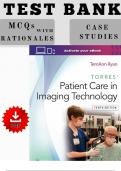 NEW Test bank for Torres' Patient Care in Imaging Technology &ndash; 10th Edition by TerriAnn Ryan &vert; 2025 edition &vert;All Chapters &vert;  Case Studies &vert;MCQs &vert; with Rationales 