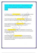 GCU BIO-202 Exam 1 Questions and Answers Already Graded A&plus; Latest 2025