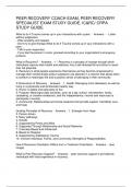 PEER RECOVERY COACH EXAM&comma; PEER RECOVERY SPECIALIST EXAM STUDY GUIDE&comma; IC&RC&sol; CRPA STUDY GUIDE