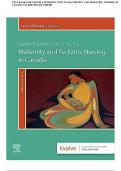 TEST BANK FOR LEIFER&rsquo;S INTRODUCTION TO MATERNITY AND PEDIATRIC NURSING IN  CANADA 1ST EDITION BY LEIFER