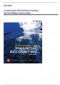 Test Bank Fundamentals of Financial Accounting &lpar;8th ED&rpar; by Fred Phillips&comma; Patricia Libby&comma; All Chapters &comma; Latest Edition