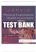 Test Bank - Physical Examination and Health Assessment 8e &lpar;by Jarvis