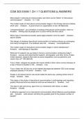 COM 303 EXAM 1 CH 1-7 QUESTIONS & ANSWERS